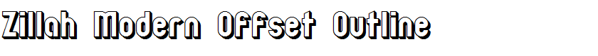 Zillah Modern Offset Outline