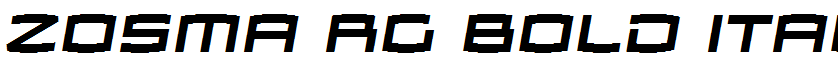 Zosma Rg Bold Italic