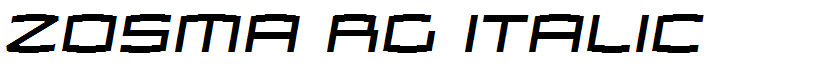 Zosma Rg Italic